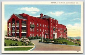 Cumberland Maryland~Memorial Hospital Exterior View~Marken & Bielfeld Linen PC