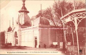 Old Postcard Exhibition 39Orleans & # 1905 Palace of liberal arts booth