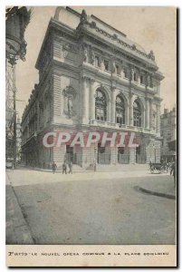 Old Postcard Paris Opera and the new comedy instead Boieldieu