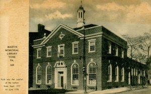 PA - York. Martin Memorial Library