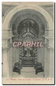 Old Postcard Paris Hotel des Invalides chapel