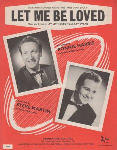 Let Me Be Loved The James Dean Story Film Theme Mint Sheet Music