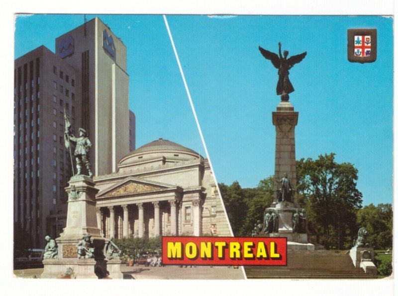 Statues, Paul Chomedy de Maisonneuve, George Etienne Cartier, Montreal, 1979