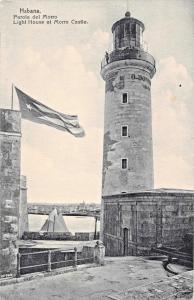 HABANA HAVANA CUBA~PAROLA del MORRO-LIGHT HOUSE AT MORRO CASTLE-PHOTO POSTCARD