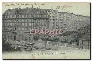 Old Postcard Marseille Les Docks