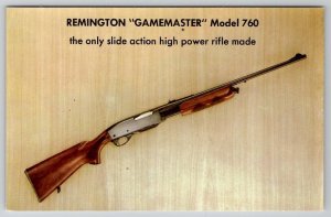 Remington Gamemaster Model 760 Slide Action Advertising Postcard E22