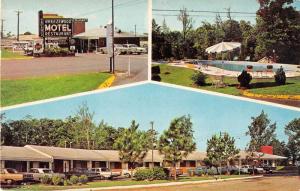 Williamston North Carolina Breezewood Motel and Restaurant Postcard J51958