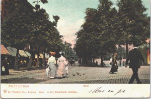 Netherlands Rotterdam Blaak Vintage Postcard 04.10