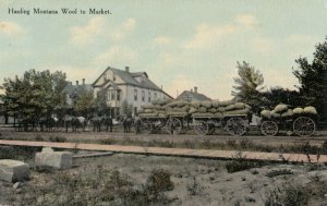 Hauling MONTANA wool to market , 00-10s