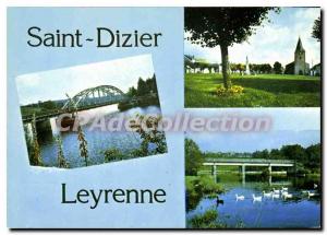 Postcard Modern SAINT-DIZIER Leyrenne Chatelus bridge deck Murat