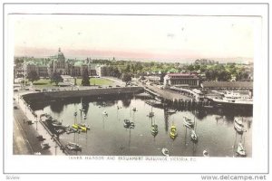 RP, Inner Harbor And Parliament Buildings, Victoria, British Columbia, Canada...