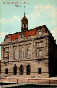 New York Binghamton City Hall 1913