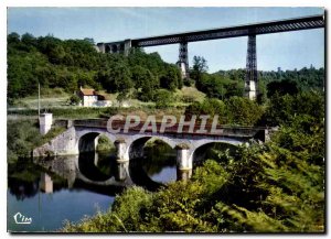 Postcard Modern Creuse Picturesque surroundings Busseau sur Creuse