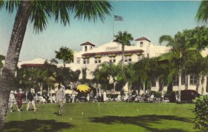 PC GOLF, FL, DUNEDIN, THE FENWAY ON CLEARWATER BAY, Vintage Postcard (b45864)