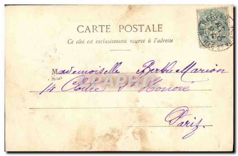 Old Postcard Saint Malo Le Tombeau de Chateaubriand