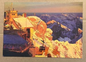 UNUSED POSTCARD - ZUGSPITZE SUMMIT RAIL, GERMANY