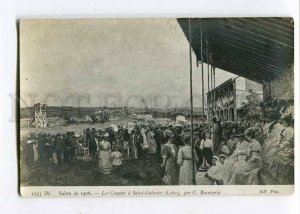 262596 HORSE Races in Saint-Galmier by BEAUVERIE Vintage SALON