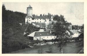 Litschau Austria Historic Bldgs Birdseye View Antique Postcard K22288