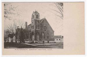 M E Church Grundy Center Iowa Albertype 1910c postcard