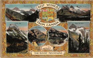 br105941 rocky mountains best wishes from canada