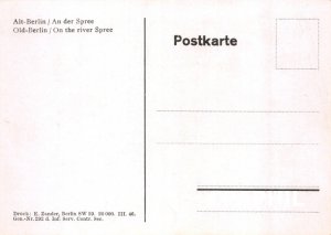 Postcard Modern Alt-Berlin / An der Spree