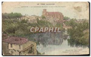 Old Postcard Tarn Lavaur illustrates the Cathedrale St Alain