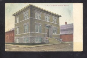 GALLATIN MISSOURI MO. YMCA BUILDING DOWNTOWN VINTAGE POSTCARD