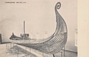 NORGE NORWAY-OSEBERGSKIBET 9de årh. e. Kr PHOTO POSTCARD