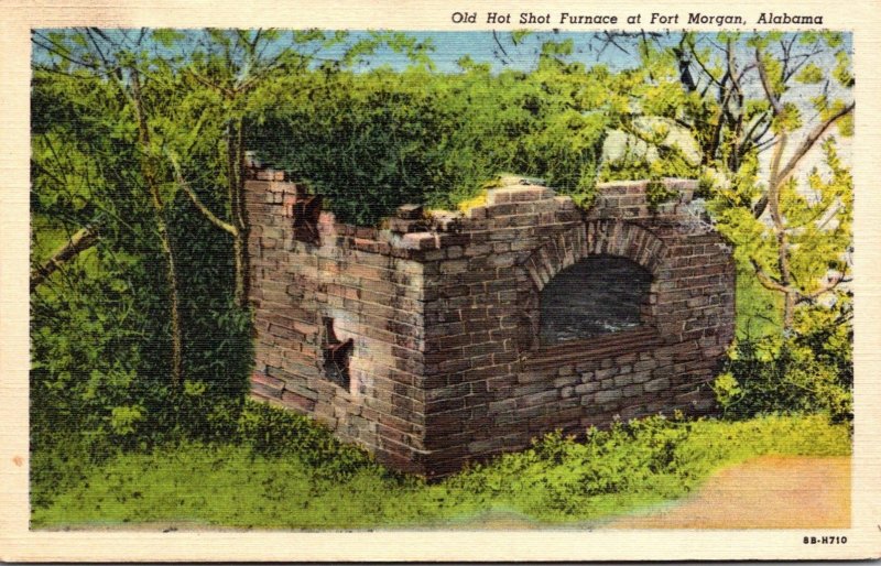 Alabama Fort Morgan Old Hot Shot Furnace Curteich