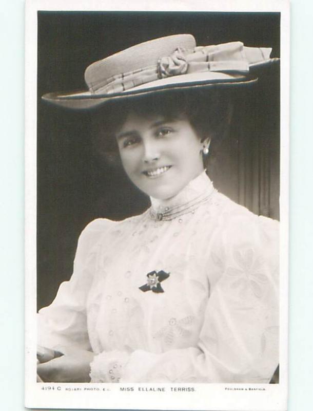 rppc c1910 Ellaline Terriss FAMOUS BRITISH STAGE ACTRESS FROM ENGLAND UK AC8651