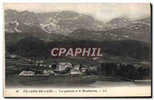 Old Postcard Villard de Lans General view of Moucherotte