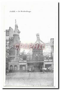 Paris (18th) Old Postcard Moulin Rouge