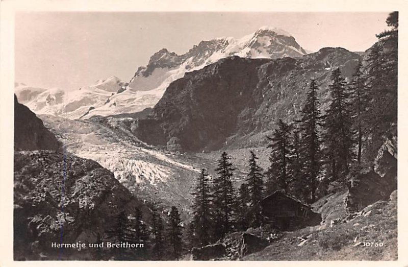 Hermetje und Breithorn Switzerland Unused 