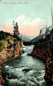 Canada Alberta Banff Devil's Canyon 1908