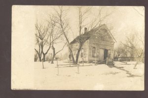 RPPC BROOKS IOWA THE NEWTON RESIDENCE O LANCASTER MISSOURI REAL PHOTO POSTCARD