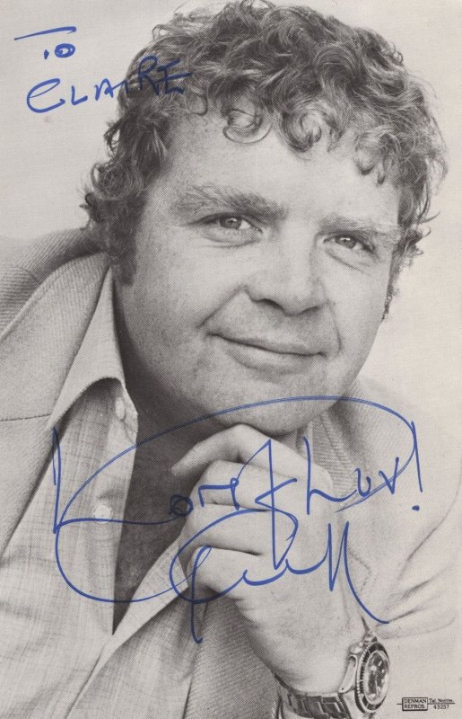 Geoffrey Hughes Coronation Street Rare Hand Signed Photo