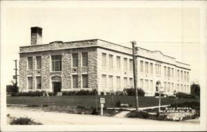 Hot Springs SD High School Real Photo Postcard