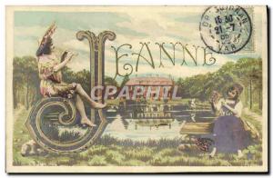 Old Postcard Jeanne Surname