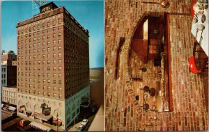 Hotel Claridge and Famous Bell Tavern Memphis TN Postcard PC414
