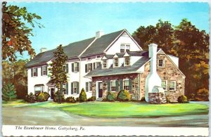 Postcard - The Eisenhower Home, Gettysburg, Pennsylvania