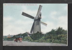 Windmill,Golden Gate Park,San Francisco,CA Postcard BIN 
