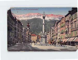 Postcard Marie Theresienstrasse, Innsbruck, Austria