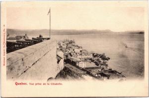 View of Quebec from the Citadel, Early 1900s Antique Postcard K01