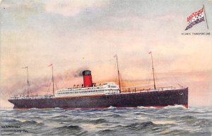 SS Minnehaha Atlantic Transport Line Ship Unused 