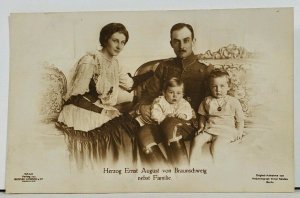 Hanover Germany Royal Family Herzog Ernst August vin Braunschweig Postcard M1