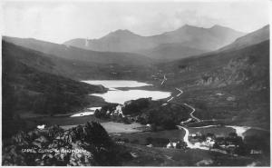 BR78740 capel curig  snowdon  real photo wales