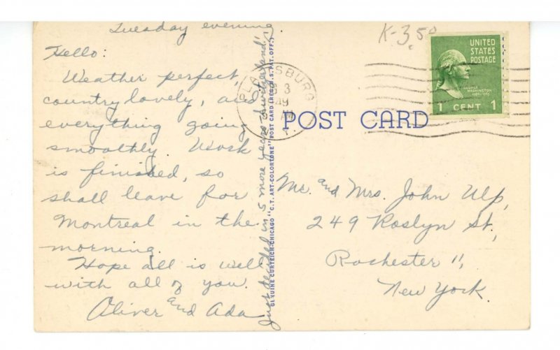 NY - Plattsburgh. Hotel Witherill    