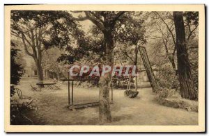 Old Postcard Sacred Heart School of Normaile corner of the house from the gar...