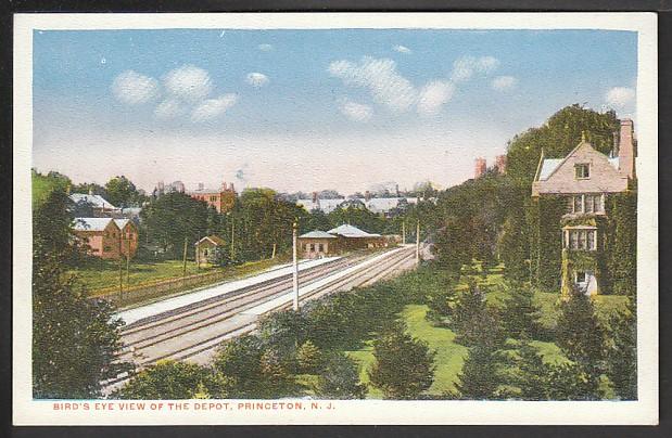 Train Depot Princeton New Jersey  Post Card PPC57