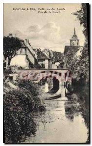 Old Postcard Colmar i.Els part an der Lauch Lauch View